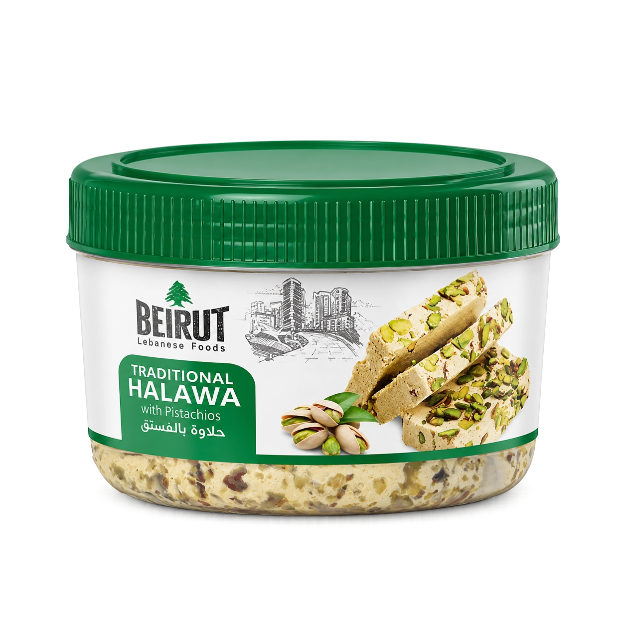 Authentic Lebanese Pistachio Halawa